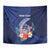 Personalised Guam Liberation Day Tapestry Happy 80th Anniversary Fish Hook Mix Tropical Flowers