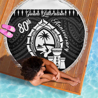 Guam Liberation Day Beach Blanket Biba Guahan Chamorro 80th Anniversary - Black LT14 - Polynesian Pride