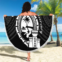 Guam Liberation Day Beach Blanket Biba Guahan Chamorro 80th Anniversary - Black LT14 - Polynesian Pride