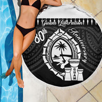 Guam Liberation Day Beach Blanket Biba Guahan Chamorro 80th Anniversary - Black LT14 - Polynesian Pride