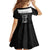 Guam Liberation Day Kid Short Sleeve Dress Biba Guahan Chamorro 80th Anniversary - Black