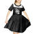 Guam Liberation Day Kid Short Sleeve Dress Biba Guahan Chamorro 80th Anniversary - Black