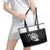 Guam Liberation Day Leather Tote Bag Biba Guahan Chamorro 80th Anniversary - Black