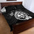 Guam Liberation Day Quilt Bed Set Biba Guahan Chamorro 80th Anniversary - Black