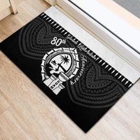Guam Liberation Day Rubber Doormat Biba Guahan Chamorro 80th Anniversary - Black LT14 - Polynesian Pride