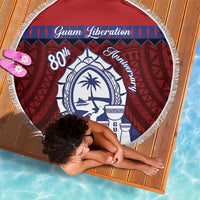 Guam Liberation Day Beach Blanket Biba Guahan Chamorro 80th Anniversary - Blue LT14 - Polynesian Pride