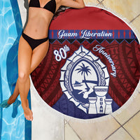 Guam Liberation Day Beach Blanket Biba Guahan Chamorro 80th Anniversary - Blue LT14 - Polynesian Pride