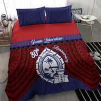 Guam Liberation Day Bedding Set Biba Guahan Chamorro 80th Anniversary - Blue LT14 - Polynesian Pride