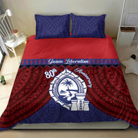 Guam Liberation Day Bedding Set Biba Guahan Chamorro 80th Anniversary - Blue LT14 - Polynesian Pride