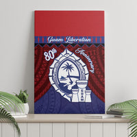 Guam Liberation Day Canvas Wall Art Biba Guahan Chamorro 80th Anniversary - Blue LT14 - Polynesian Pride