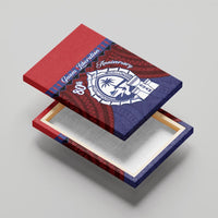 Guam Liberation Day Canvas Wall Art Biba Guahan Chamorro 80th Anniversary - Blue LT14 - Polynesian Pride