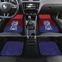 Guam Liberation Day Car Mats Biba Guahan Chamorro 80th Anniversary - Blue LT14 Set 4pcs Blue - Polynesian Pride