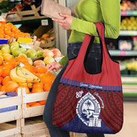 Guam Liberation Day Grocery Bag Biba Guahan Chamorro 80th Anniversary - Blue LT14 - Polynesian Pride