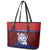 Guam Liberation Day Leather Tote Bag Biba Guahan Chamorro 80th Anniversary - Blue