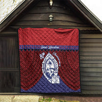 Guam Liberation Day Quilt Biba Guahan Chamorro 80th Anniversary - Blue LT14 - Polynesian Pride