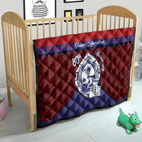 Guam Liberation Day Quilt Biba Guahan Chamorro 80th Anniversary - Blue LT14 - Polynesian Pride