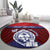 Guam Liberation Day Round Carpet Biba Guahan Chamorro 80th Anniversary - Blue