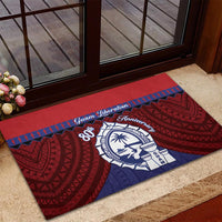 Guam Liberation Day Rubber Doormat Biba Guahan Chamorro 80th Anniversary - Blue LT14 - Polynesian Pride
