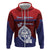 Guam Liberation Day Zip Hoodie Biba Guahan Chamorro 80th Anniversary - Blue