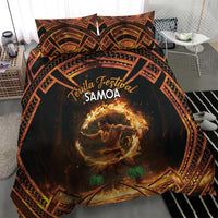 Samoa Teuila 2024 Festival Bedding Set Samoan Siva Afi With Red Gingers LT14 - Polynesian Pride