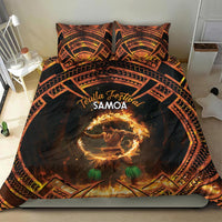 Samoa Teuila 2024 Festival Bedding Set Samoan Siva Afi With Red Gingers LT14 - Polynesian Pride