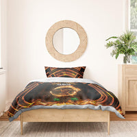 Samoa Teuila 2024 Festival Bedding Set Samoan Siva Afi With Red Gingers LT14 - Polynesian Pride