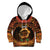 Samoa Teuila 2024 Festival Kid Hoodie Samoan Siva Afi With Red Gingers