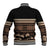 Black Samoa Siapo Teuila Flowers Baseball Jacket