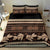 Black Samoa Siapo Teuila Flowers Bedding Set