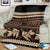 Black Samoa Siapo Teuila Flowers Blanket