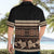 Black Samoa Siapo Teuila Flowers Hawaiian Shirt