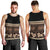 Black Samoa Siapo Teuila Flowers Men Tank Top