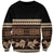 Black Samoa Siapo Teuila Flowers Sweatshirt