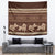 Brown Samoa Siapo Teuila Flowers Tapestry