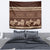 Brown Samoa Siapo Teuila Flowers Tapestry