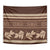 Brown Samoa Siapo Teuila Flowers Tapestry