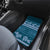 Dark Cyan Samoa Siapo Teuila Flowers Car Mats