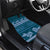 Dark Cyan Samoa Siapo Teuila Flowers Car Mats