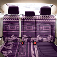 Purple Samoa Siapo Teuila Flowers Back Car Seat Cover LT14 - Polynesian Pride