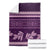 Purple Samoa Siapo Teuila Flowers Blanket