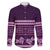 Purple Samoa Siapo Teuila Flowers Family Matching Puletasi and Hawaiian Shirt