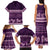 Purple Samoa Siapo Teuila Flowers Family Matching Tank Maxi Dress and Hawaiian Shirt