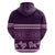 Purple Samoa Siapo Teuila Flowers Hoodie