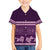 Purple Samoa Siapo Teuila Flowers Kid Hawaiian Shirt