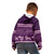 Purple Samoa Siapo Teuila Flowers Kid Hoodie