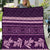 Purple Samoa Siapo Teuila Flowers Quilt