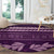 Purple Samoa Siapo Teuila Flowers Round Carpet