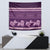 Purple Samoa Siapo Teuila Flowers Tapestry