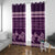 Purple Samoa Siapo Teuila Flowers Window Curtain