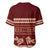 Red Samoa Siapo Teuila Flowers Baseball Jersey